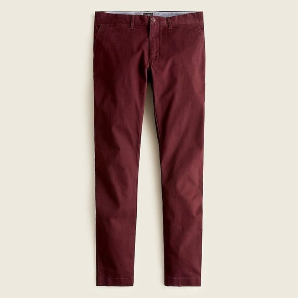 JCREW 250 Skinny-fit pant in stretch chino NWT
